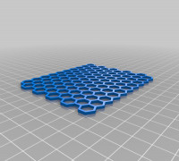 My Customized honeycomb generator 3D model