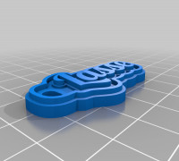 Lasse Keychain 3D model