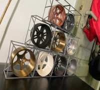 Deep Dish Wheels Coasters 3D model