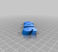 Sadie Keychain 3D model