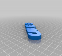 Carlee Keychain 3D model