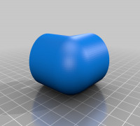 My Customized Right Angle Pipe Connector - Customizer 3D model