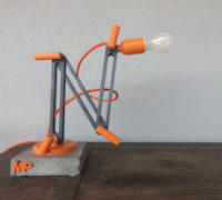 modern table lamp 3D model
