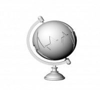 Spherical lamp 3D model