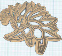 Sandslash Cookie Cutter 3D model