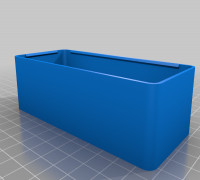 My Customized snap-fit electronics project box enclosure 3D model