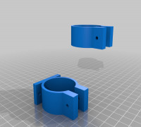 My Customized Parametric Pipe Clamp 3D model