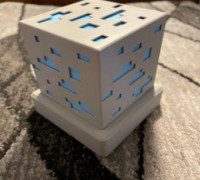 Minecraft Ore Block Lamp 3D model