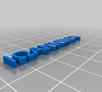 My Customized Name Plate 3D model