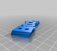 Rude keyfob 3D model