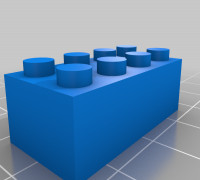 My Customized LEGO compatible Text Bricks 3D model