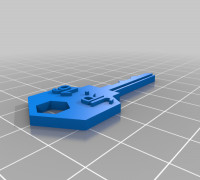 My Customized Safe / House / Padlock keys 3D model