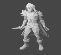 Miniature Tiefling 3D model