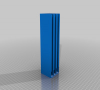 40pc / 3 rows / AA / battery dispenser 3D model