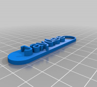 My Customized Name Tag - Jaydee 3D model