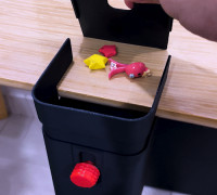 Desk mounted trash bin 3D model