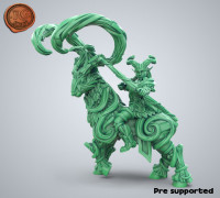 Wood Elf Mounted 3D model