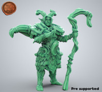 Wood Elf Druid 3D model