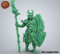 Wood Elf Warrior 01 3D model