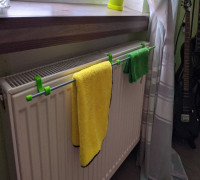 Towel holder for radiator 3D model
