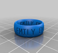 EMILY Rings 3D model