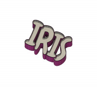 Led Lamp Iris 3D model