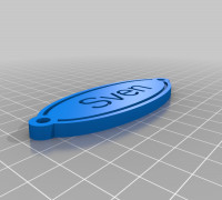 Sven keychain 3D model