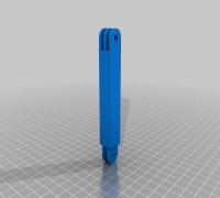 Clamp Lamp Arm Mount 3D model