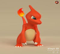 Pokemon charmeleon 3D model