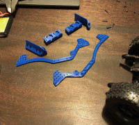 SCX24 Competition Chassis 3D model