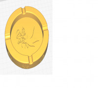 Weed Roll up Ashtray 3D model