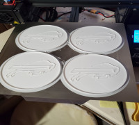 Buffalo Bills Coaster Set 3D model