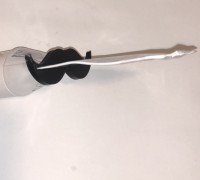 Mustache Toothpaste Squeezer 3D model