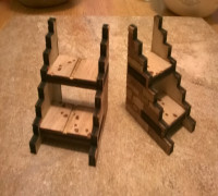 2" miniature stairways 3D model