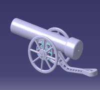 Kanone 3D model