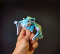 Puppet Dragon - ARTICULATED 3D model