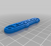 firemansmall Tag or Keychain 3D model