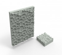 hammered mosaic 3D model