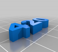 69 and 420 3D model