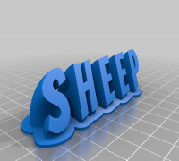 sheep 22 lower 3D model