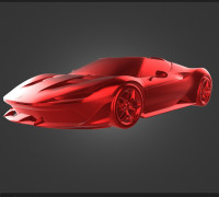 Ferrari J50 3D model