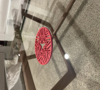 Christmas Coaster 3D model