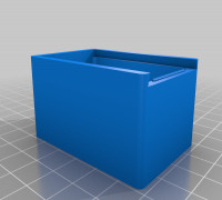 My Customized Parametric Divided Box with Sliding Top 3D model