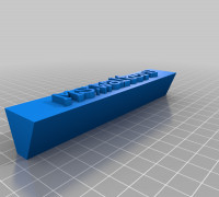 mswalt Customized Nameplate 3D model