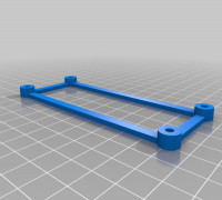My Customized PCB Spacer Rectangle 3D model