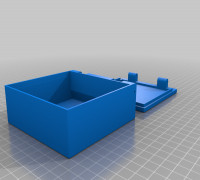 My Customized Hinged Box  - parametric 3D model