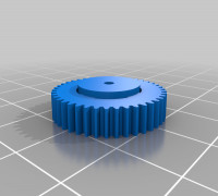 My Customized Modulus Gear Customizer 3D model