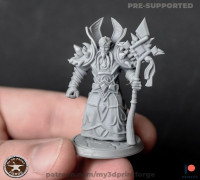 Draenei Mage with a Staff 3D model
