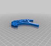 My Customized Parametric Tree Wall Art 3D model