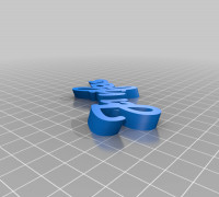Jennifer keyring 3D model